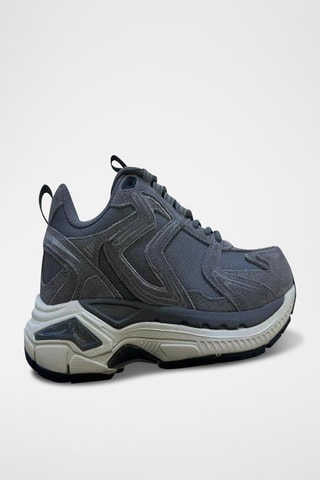Baskets en nubuck - Gris foncé