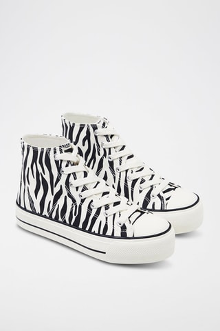 Tennis montantes Noir et blanc