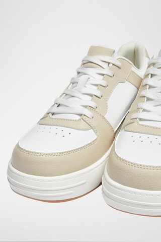 Baskets Blanc et beige