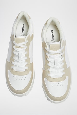 Baskets Blanc et beige