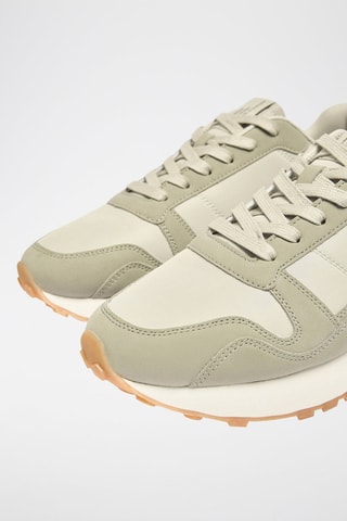 Baskets - Ecru et vert d’eau