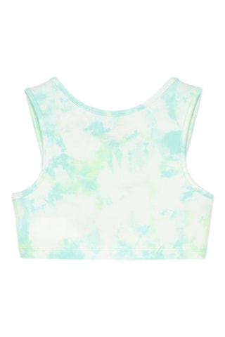 Débardeur tie and dye - Vert et blanc