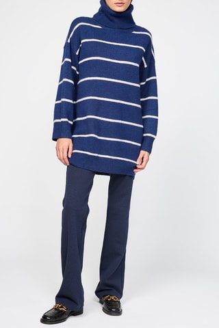 Robe pull - Bleu marine