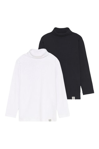 2 pulls - Noir et blanc