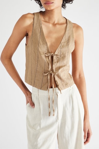 Gilet sans manches - Beige