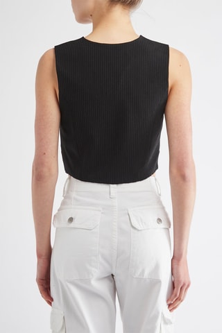 Gilet de costume sans manches - Noir