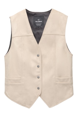 Gilet sans manches - Beige