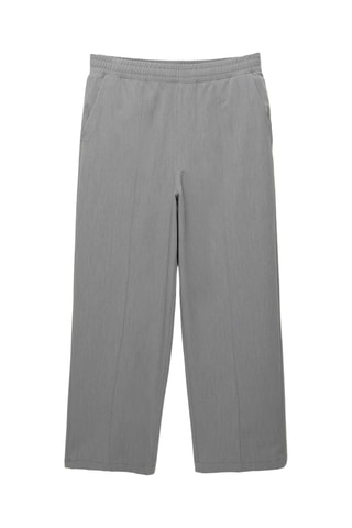 Pantalon - Gris clair chiné