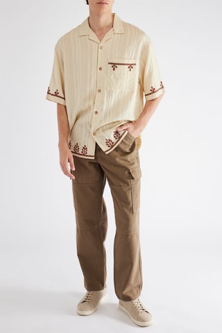 Pantalon cargo - Marron