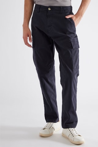 Pantalon cargo - Bleu marine