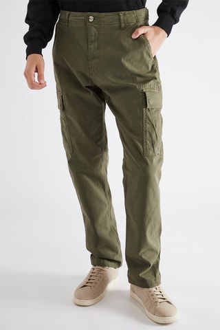 Pantalon cargo - Vert