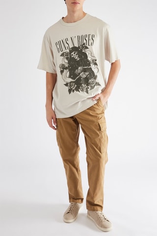 Pantalon cargo - Camel