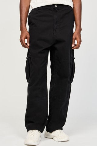 Pantalon cargo Noir