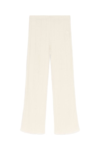 Pantalon flare - Blanc