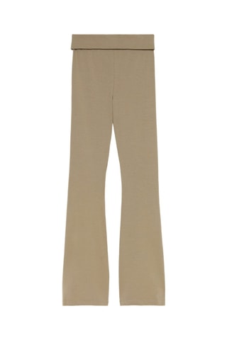 Pantalon flare - Kaki