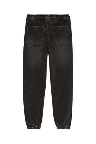 Jogger en jean - Noir