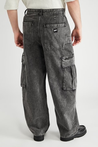 Jean baggy cargo - Noir