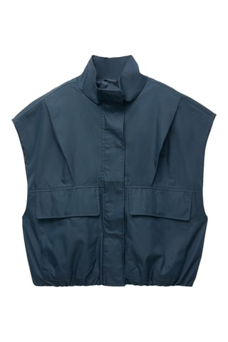 Veste sans manches - Bleu pétrole