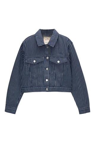 Veste en jean - Bleu marine