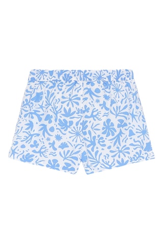 Short de bain - Blanc et ciel