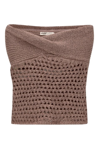 Top bustier - Marron