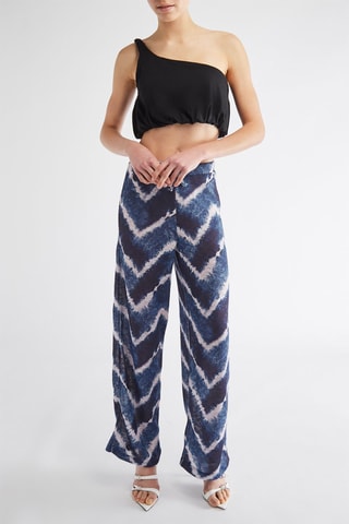 Crop top asymétrique - Noir