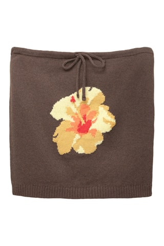 Top bustier - Marron