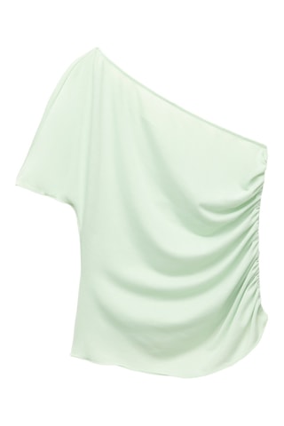 Top asymétrique - Vert d’eau