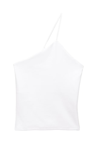 Top asymétrique - Blanc