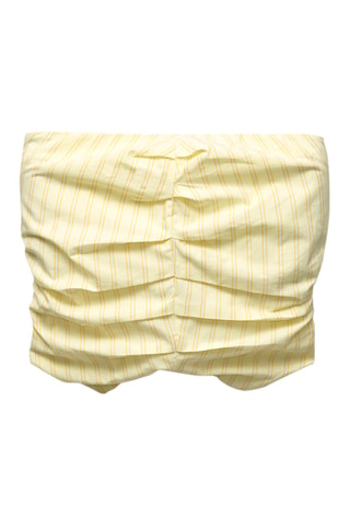 Crop top bustier - Jaune
