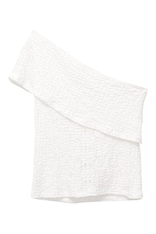 Top asymétrique - Blanc