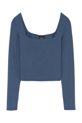 Crop top - Bleu marine