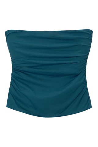 Top bustier - Bleu pétrole