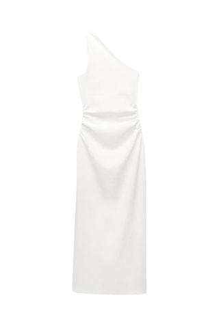 Robe asymétrique - Blanc