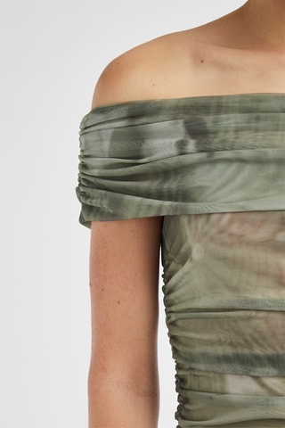 Robe fourreau sans manches - Vert