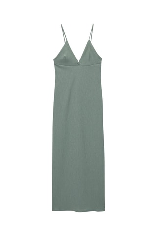 Robe midi - Vert sauge