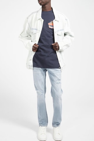 Blouson en jean Bleu clair