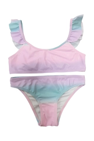 Maillot 2 pièces die and dye - Rose
