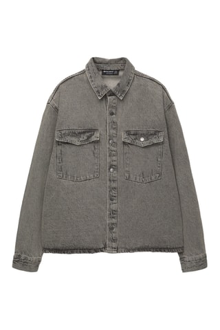 Chemise en jean - Anthracite 