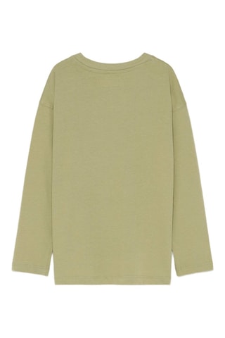 T-shirt - Kaki et blanc