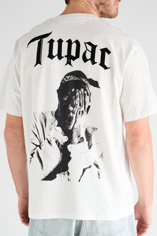 T-shirt Tupac - Blanc