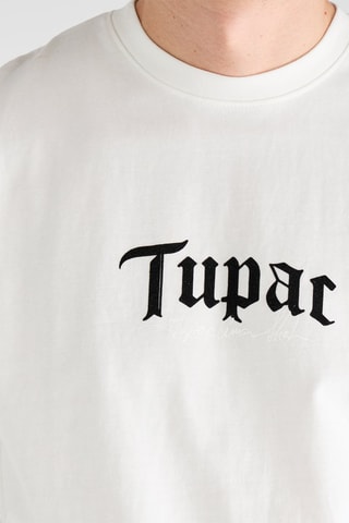 T-shirt Tupac - Blanc
