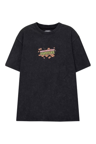 T-shirt Tortues Ninja - Noir