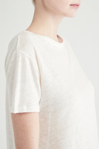 T-shirt en lin - Blanc