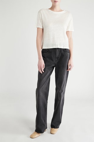 T-shirt en lin - Blanc