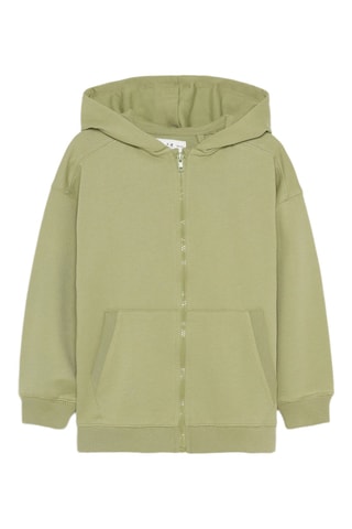 Sweat à capuche - Vert olive