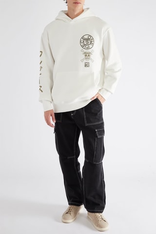 Sweat One Piece Luffy Monkey - Blanc