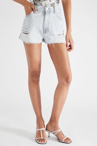 Short mom en jean - Bleu