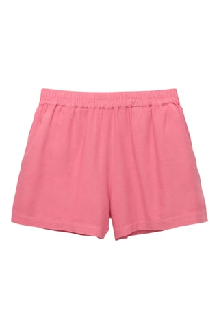 Short en lin - Rose