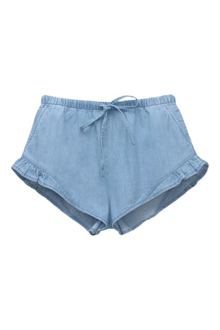 Short en jean - Ciel
